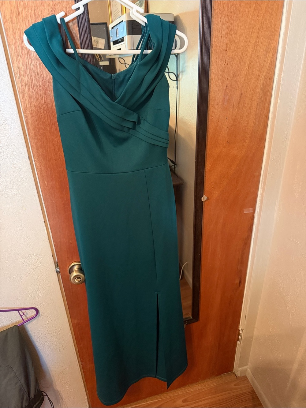 Elegant Teal Maxi Dress